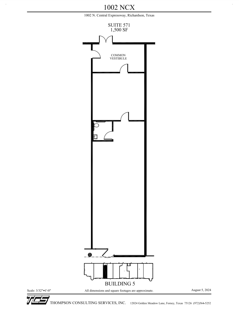 1002 N Central Expy, Richardson, TX en alquiler Plano de la planta- Imagen 1 de 1