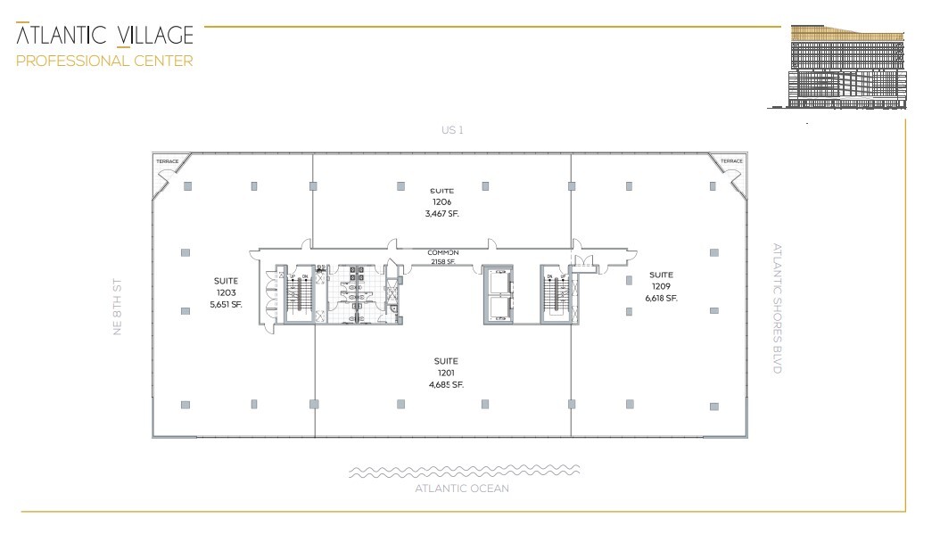 800 N Federal Hwy, Hallandale Beach, FL en alquiler Plano de la planta- Imagen 1 de 1