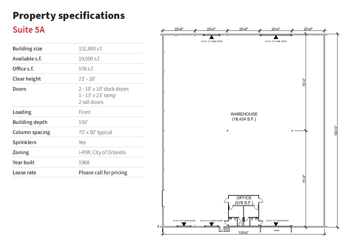 2515 Shader Rd, Orlando, FL en alquiler Plano de la planta- Imagen 1 de 1