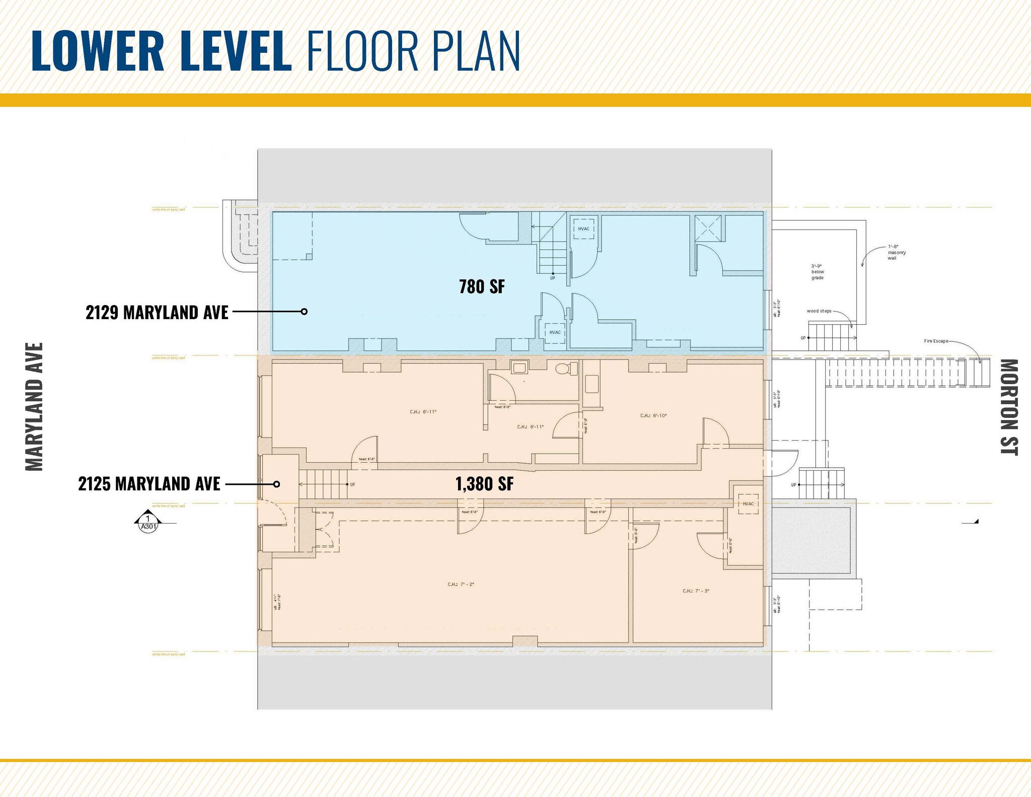 2125-2129 Maryland Ave, Baltimore, MD en alquiler Plano de la planta- Imagen 1 de 1