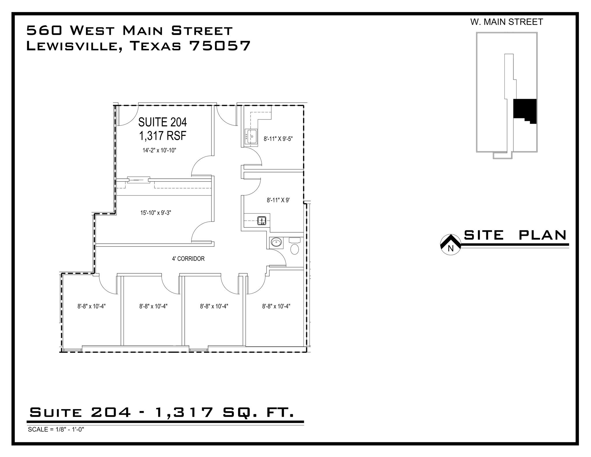 560 W Main St, Lewisville, TX en alquiler Plano del sitio- Imagen 1 de 1