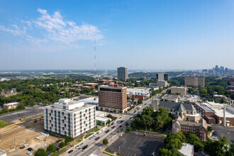 406 W 34th St, Kansas City, MO - VISTA AÉREA  vista de mapa