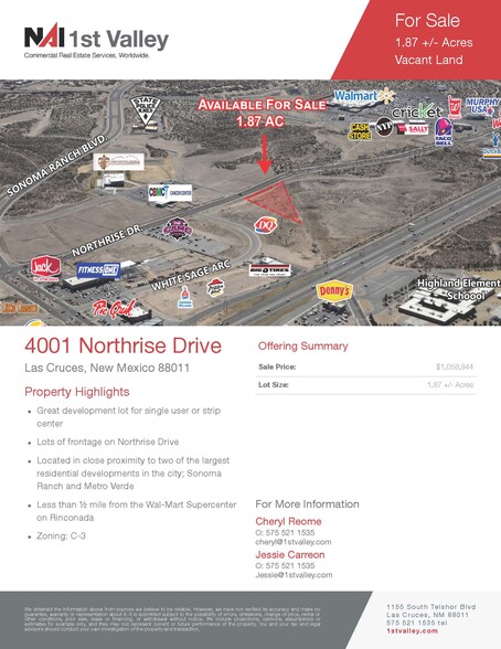 4001 Northrise, Las Cruces, NM en venta - Foto del edificio - Imagen 1 de 3