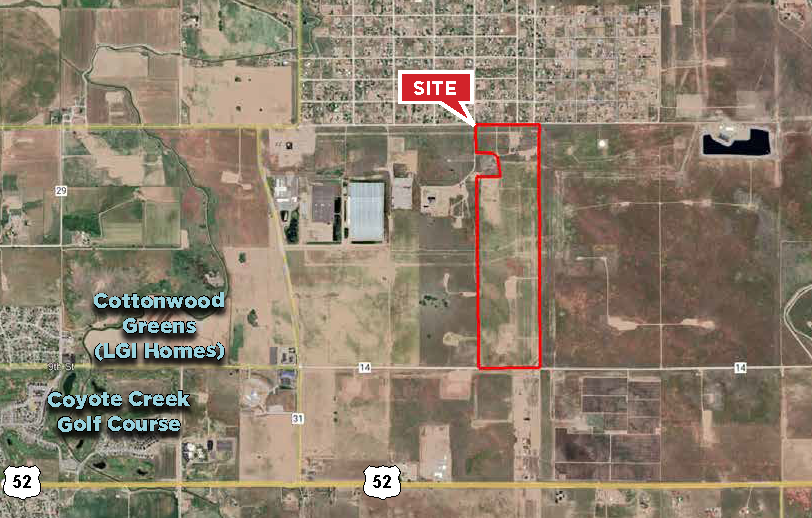 SWC Hart & WCR 16 st, Fort Lupton, CO en venta - Vista aérea - Imagen 1 de 1