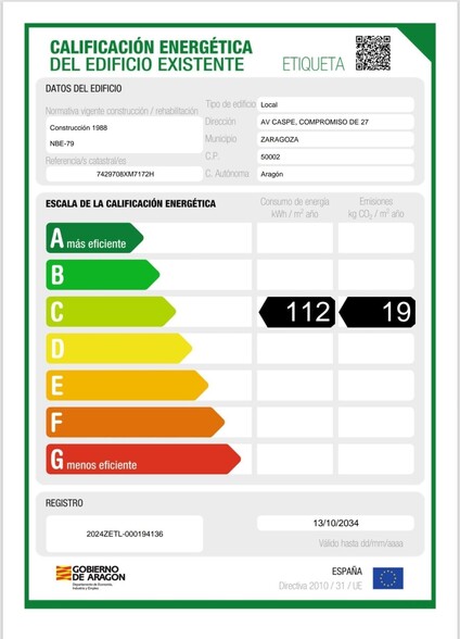 Avenida Compromiso de Caspe, 27, Zaragoza, Zaragoza en venta - Foto del edificio - Imagen 3 de 4