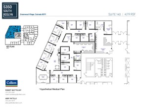 5350 S Roslyn St, Greenwood Village, CO en alquiler Plano de la planta- Imagen 2 de 2