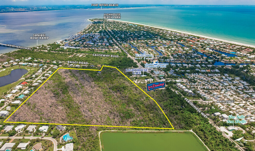 00 Bailey Rd, Sanibel, FL en venta - Vista aérea - Imagen 3 de 9