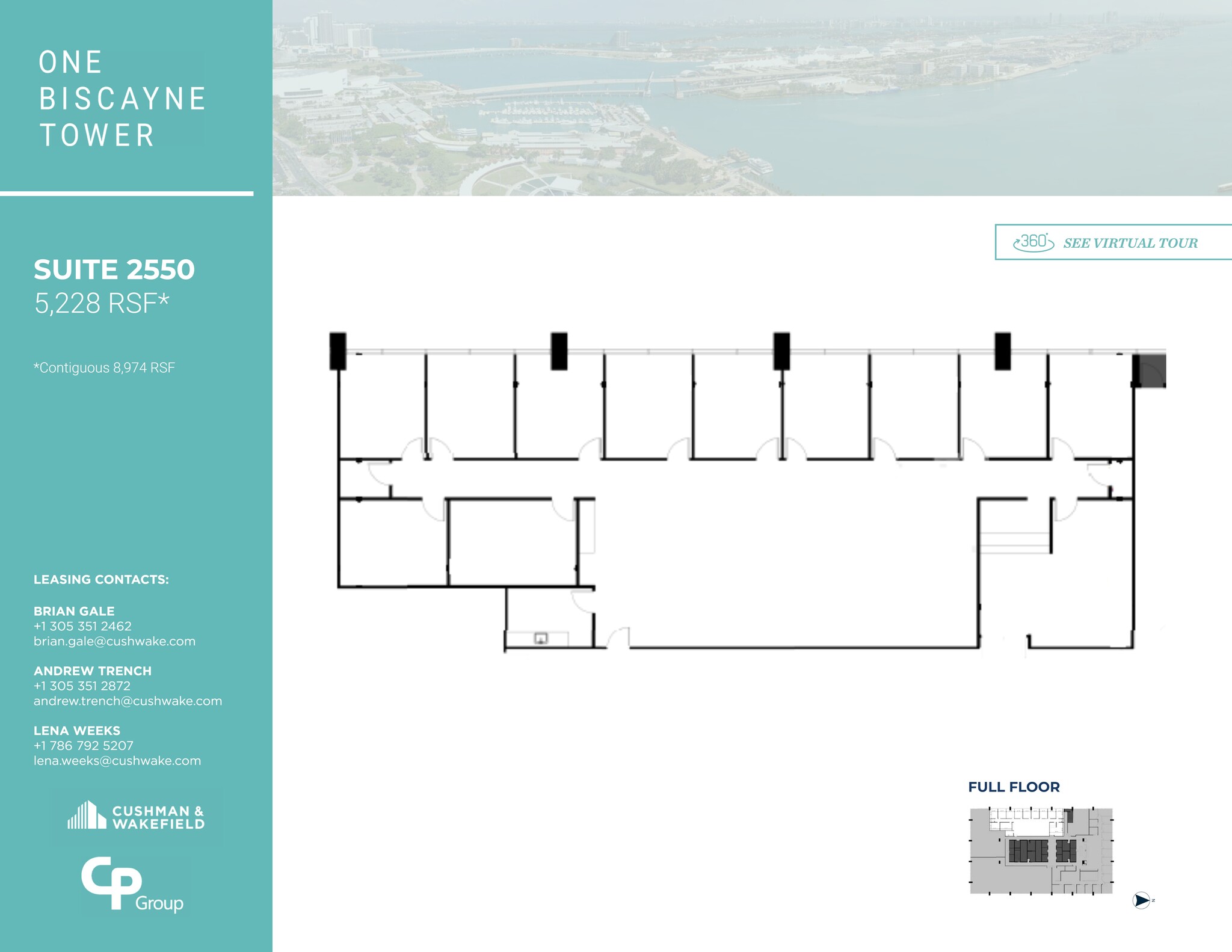 2 S Biscayne Blvd, Miami, FL en alquiler Plano del sitio- Imagen 1 de 1