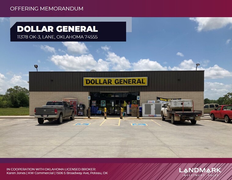 11378 E Hwy 3, Lane, OK en venta - Foto del edificio - Imagen 1 de 7