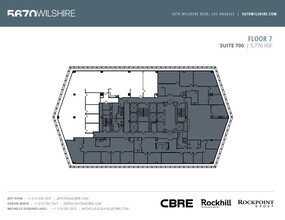 5670 Wilshire Blvd, Los Angeles, CA en alquiler Plano de la planta- Imagen 1 de 1