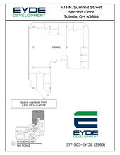 433 N Summit St, Toledo, OH en alquiler Plano de la planta- Imagen 1 de 1