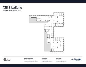 135 S LaSalle St, Chicago, IL en alquiler Plano de la planta- Imagen 1 de 1