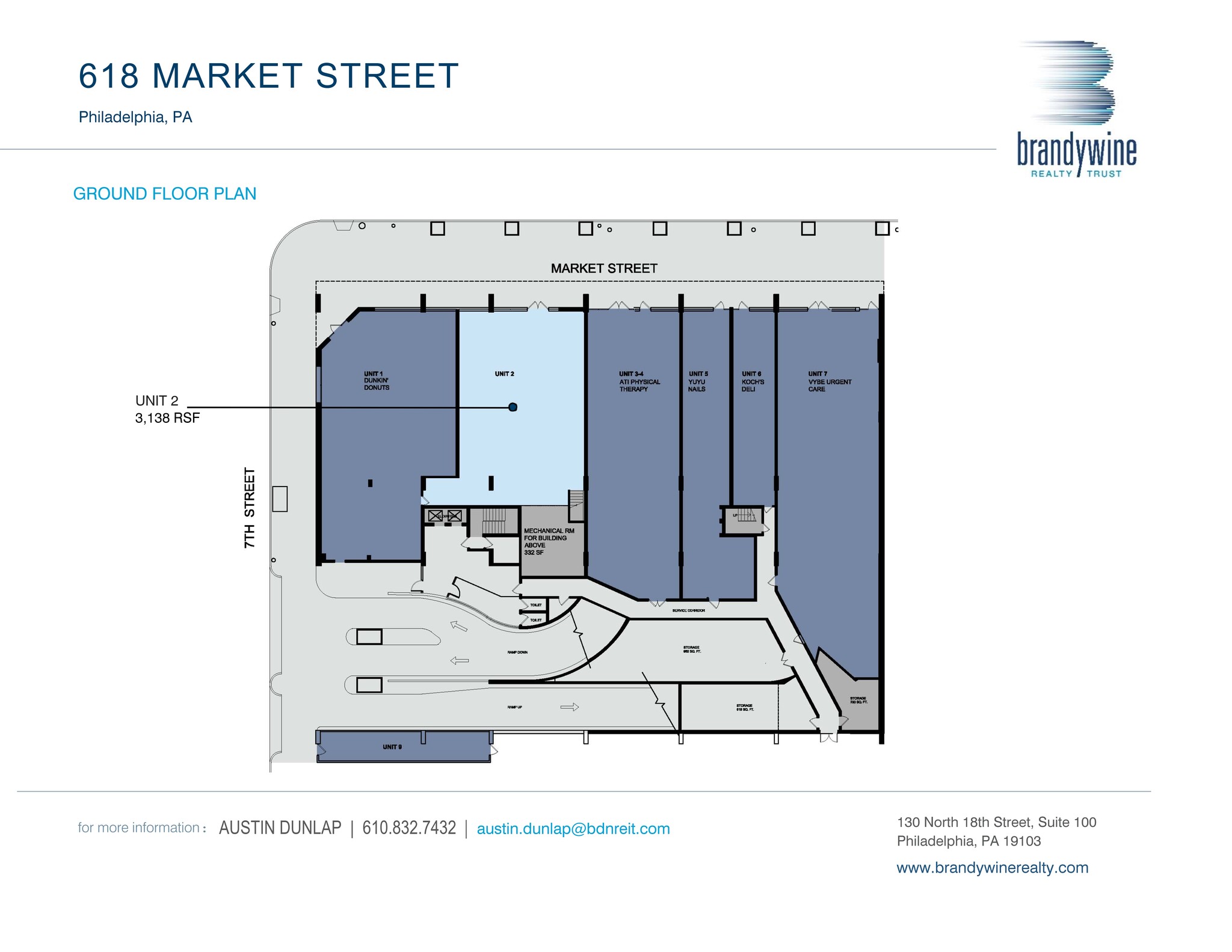 618-634 Market St, Philadelphia, PA en alquiler Plano del sitio- Imagen 1 de 1