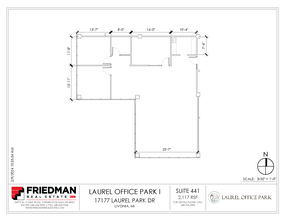 17177 N Laurel Park Dr, Livonia, MI en alquiler Plano de la planta- Imagen 1 de 2