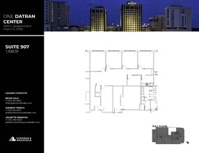 9130 S Dadeland Blvd, Miami, FL en alquiler Plano de la planta- Imagen 1 de 1