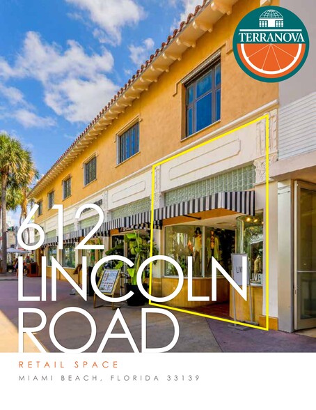 600-612 Lincoln Rd, Miami Beach, FL en alquiler - Plano del sitio - Imagen 1 de 7