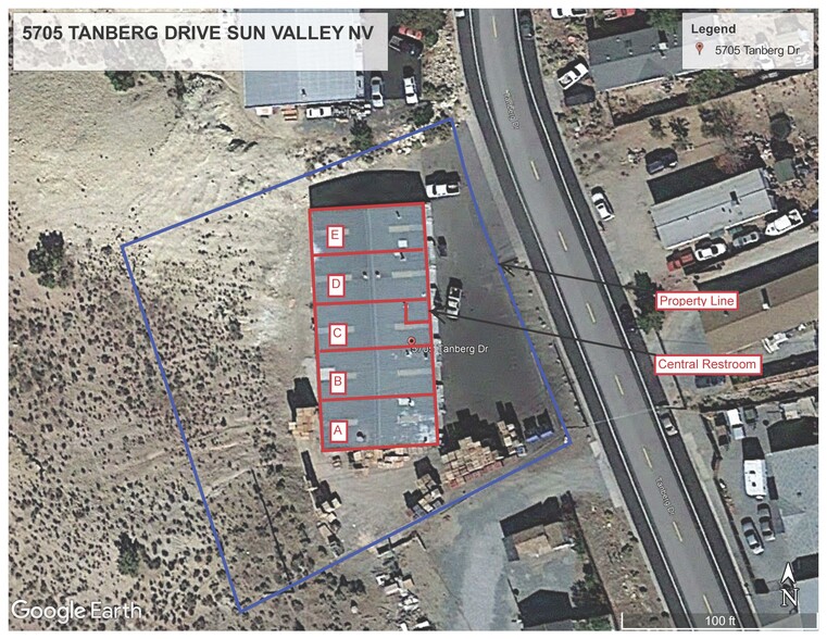 5705 Tanberg Dr, Sun Valley, NV en venta - Plano de la planta - Imagen 2 de 4