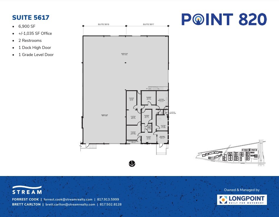 5721 E Rosedale St, Fort Worth, TX en alquiler Plano de la planta- Imagen 1 de 1