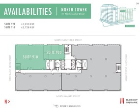 111 W Saint John St, San Jose, CA en alquiler Plano de la planta- Imagen 1 de 1