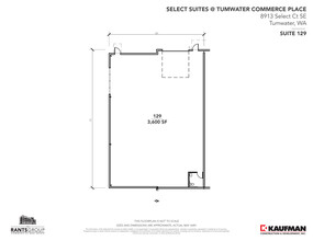 8913 Select Ct SE, Tumwater, WA en alquiler Plano de la planta- Imagen 1 de 1