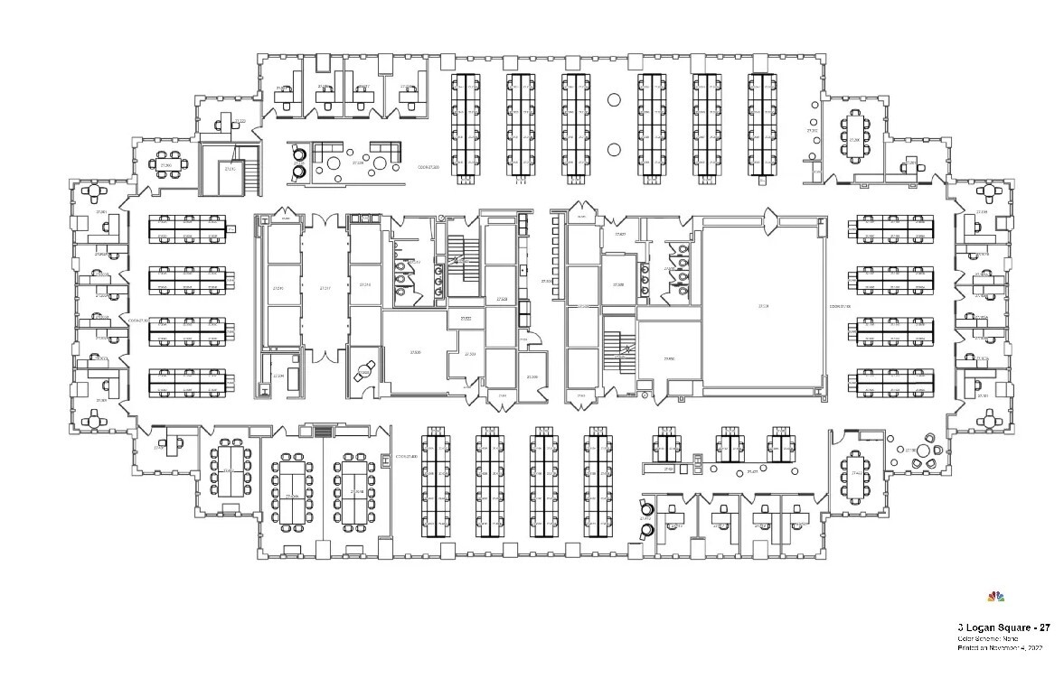 1717 Arch St, Philadelphia, PA en alquiler Plano de la planta- Imagen 1 de 1