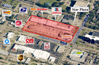 2402-2416 Bay Area Blvd, Houston, TX - VISTA AÉREA  vista de mapa