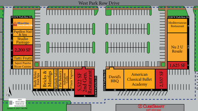 2220-2224 W Park Row Dr, Arlington, TX en alquiler Plano del sitio- Imagen 2 de 2