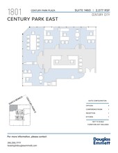 1801 Century Park E, Los Angeles, CA en alquiler Plano de la planta- Imagen 1 de 1