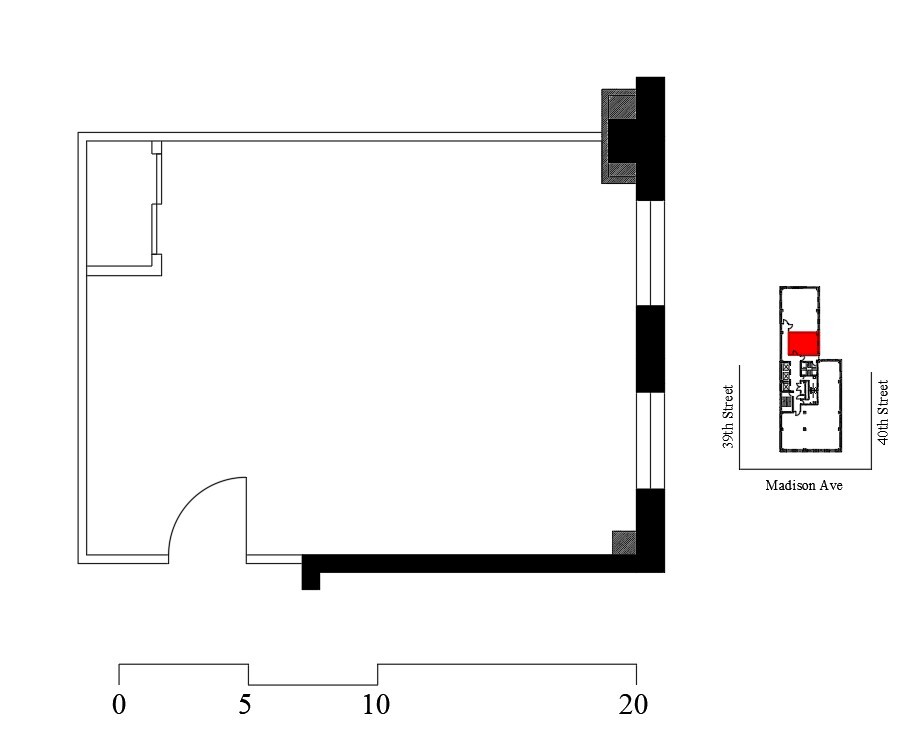 274 Madison Ave, New York, NY en alquiler Plano de la planta- Imagen 1 de 1