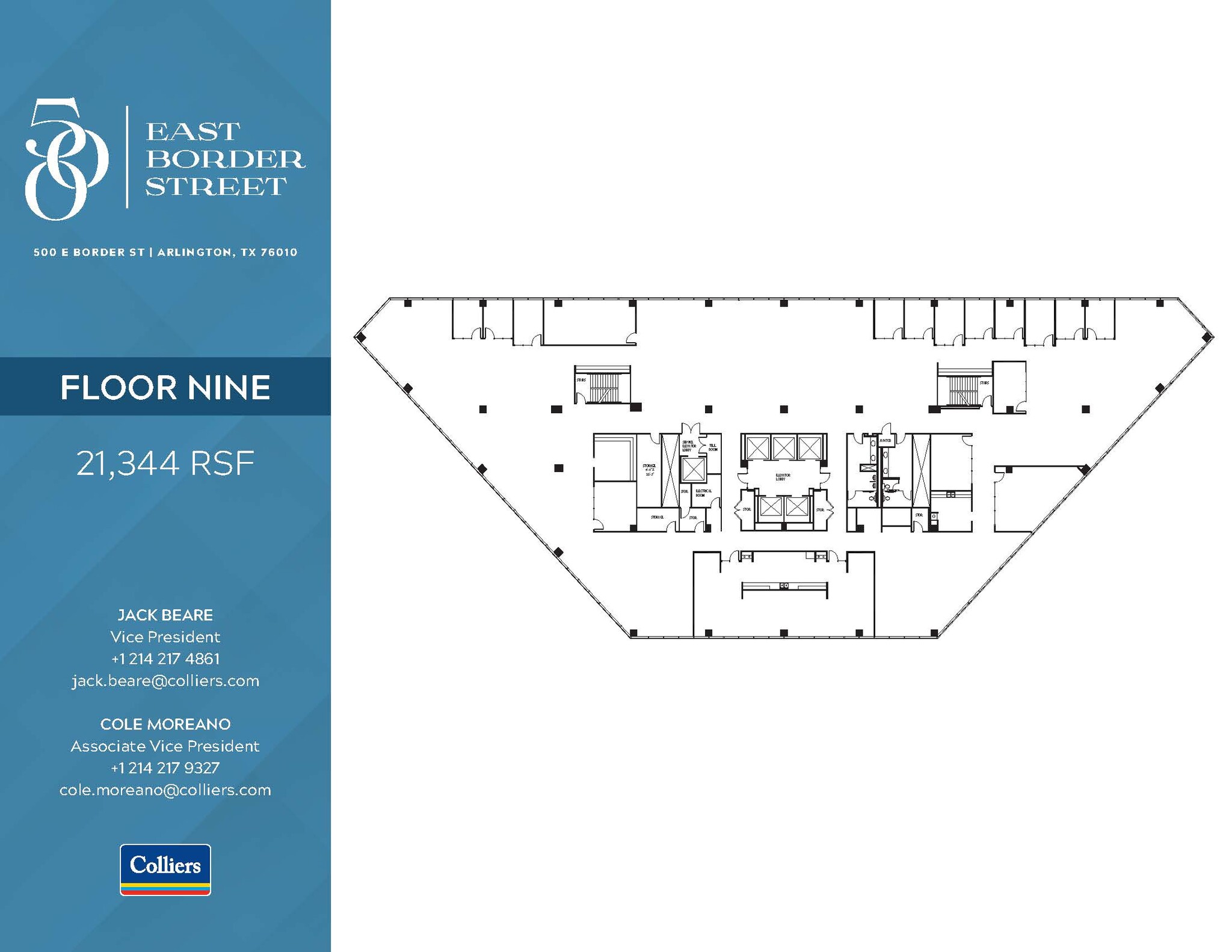 500 E Border St, Arlington, TX en alquiler Plano de la planta- Imagen 1 de 1