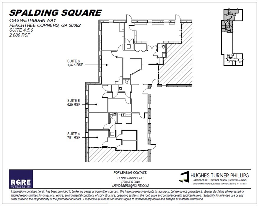 4046 Wetherburn Way, Peachtree Corners, GA en alquiler Plano de la planta- Imagen 1 de 1