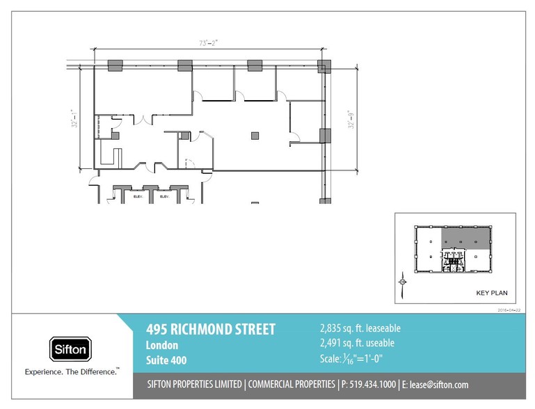 495 Richmond St, London, ON en alquiler - Plano de la planta - Imagen 3 de 3