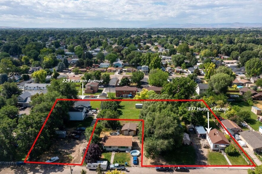 229 Hudson Ave, Nampa, ID en venta - Vista aérea - Imagen 3 de 16