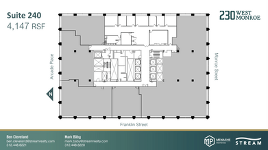 230 W Monroe St, Chicago, IL en alquiler Plano de la planta- Imagen 1 de 1