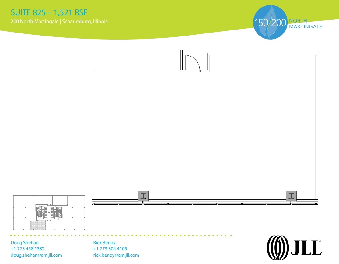 150 N Martingale Rd, Schaumburg, IL en alquiler Plano de la planta- Imagen 1 de 1