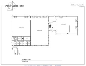 200-240 Turner Industrial Way, Aston, PA en alquiler Plano de la planta- Imagen 1 de 1