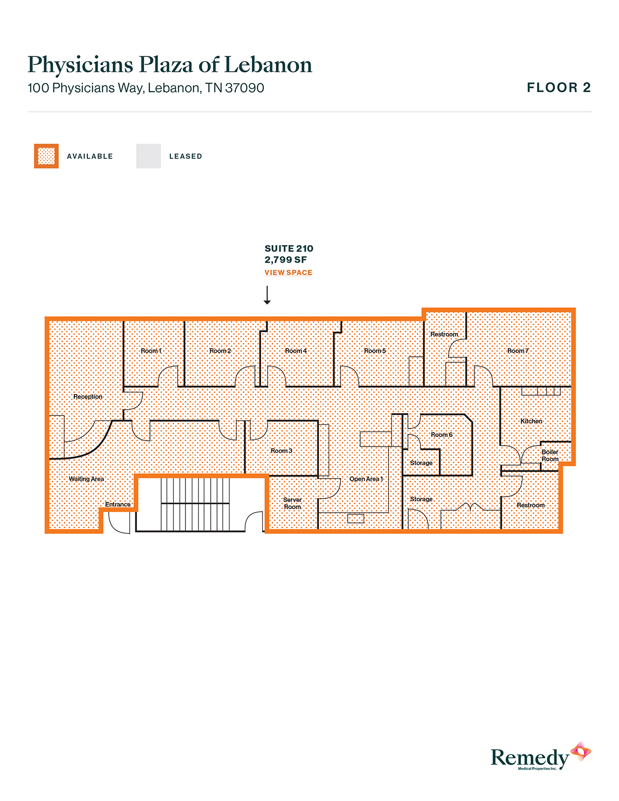 100 Physicians Way, Lebanon, TN en alquiler Plano de la planta- Imagen 1 de 1