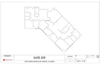 3620 Joseph Siewick Dr, Fairfax, VA en alquiler Plano de la planta- Imagen 1 de 1