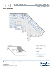 12121 Wilshire Blvd, Los Angeles, CA en alquiler Plano de la planta- Imagen 1 de 1