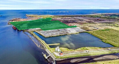 Teeside, Eston, RCC - Aérea  vista de mapa