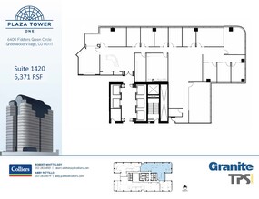 6400 S Fiddlers Green Cir, Greenwood Village, CO en alquiler Plano de la planta- Imagen 1 de 1