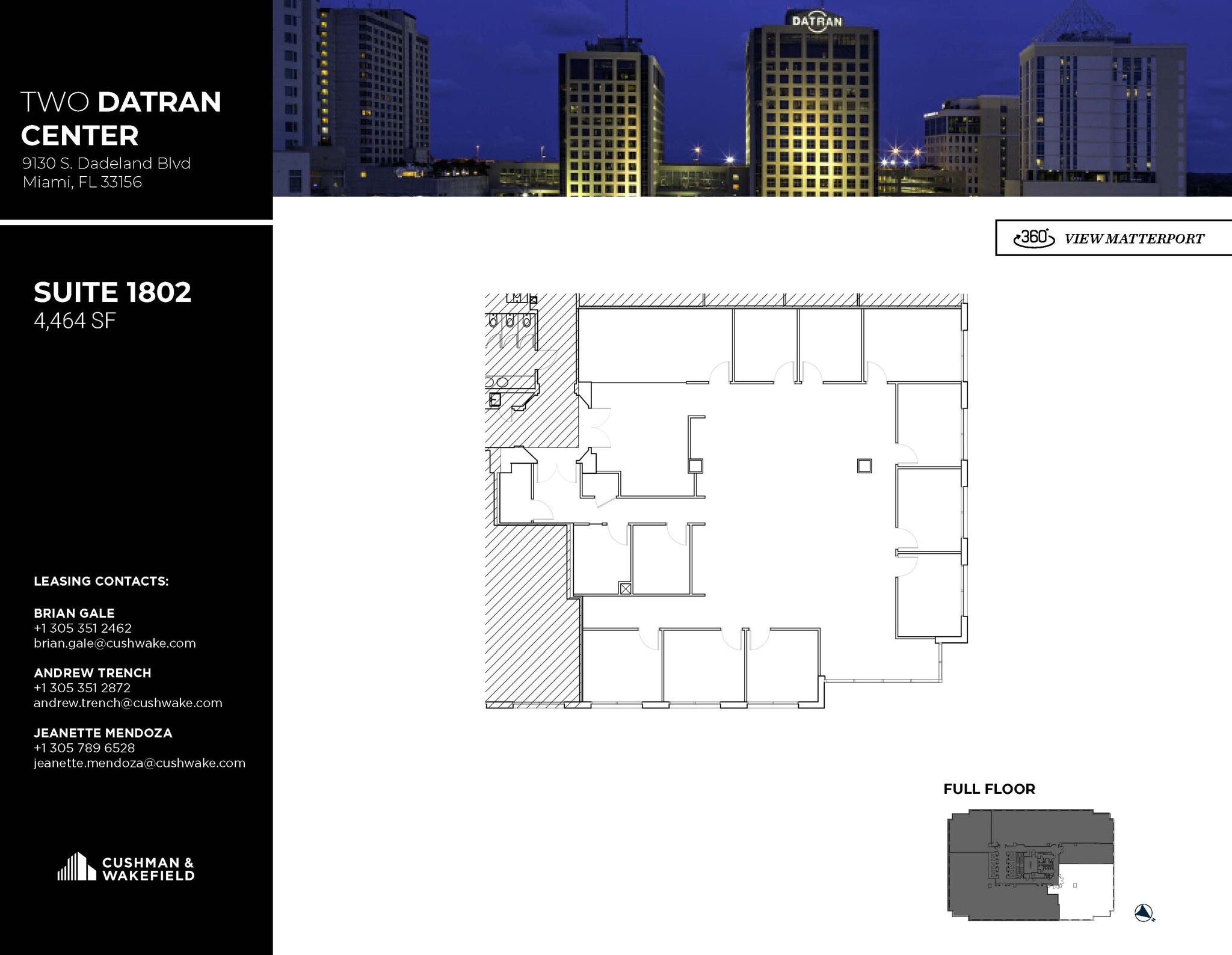 9130 S Dadeland Blvd, Miami, FL en alquiler Plano de la planta- Imagen 1 de 1