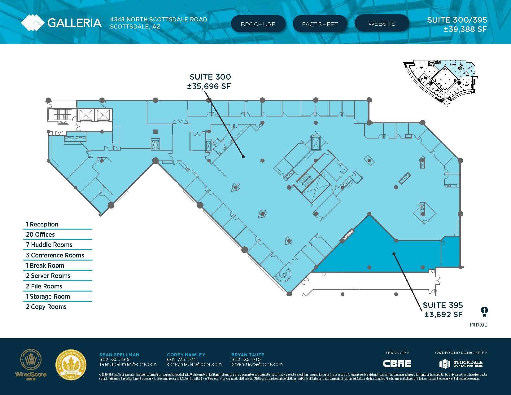 4343 N Scottsdale Rd, Scottsdale, AZ en alquiler Plano de la planta- Imagen 1 de 1