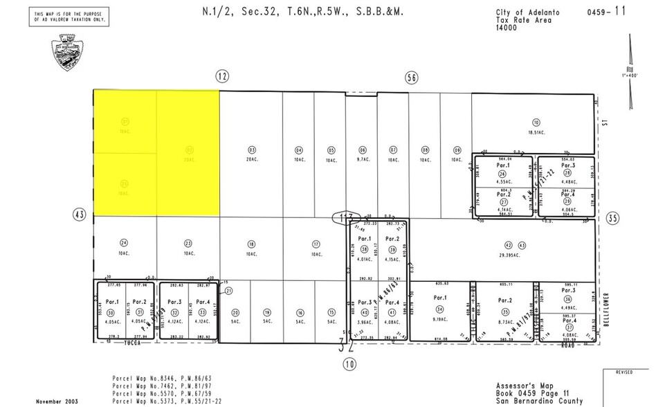 Air Expressway Blvd, Adelanto, CA en venta - Plano de solar - Imagen 2 de 4