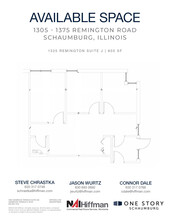 1305 Remington Rd, Schaumburg, IL en alquiler Plano de la planta- Imagen 1 de 1