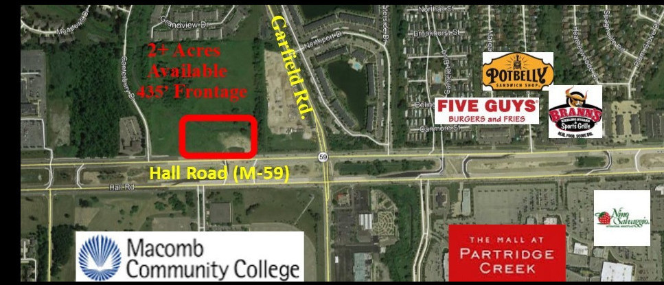 M-59 Hall Rd & Garfield Rd, Macomb Township, MI en venta - Foto del edificio - Imagen 1 de 2