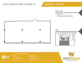 4380 S Syracuse St, Denver, CO en alquiler Plano de la planta- Imagen 2 de 3