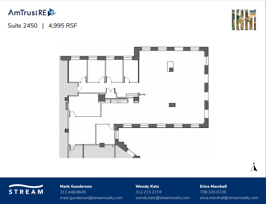 135 S LaSalle St, Chicago, IL en alquiler Plano de la planta- Imagen 1 de 1