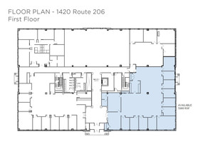 1420 Route 206, Bedminster, NJ en alquiler Plano de la planta- Imagen 1 de 2