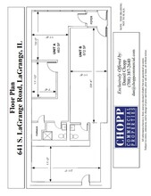 635-643 S La Grange Rd, La Grange, IL en alquiler Plano de la planta- Imagen 1 de 1